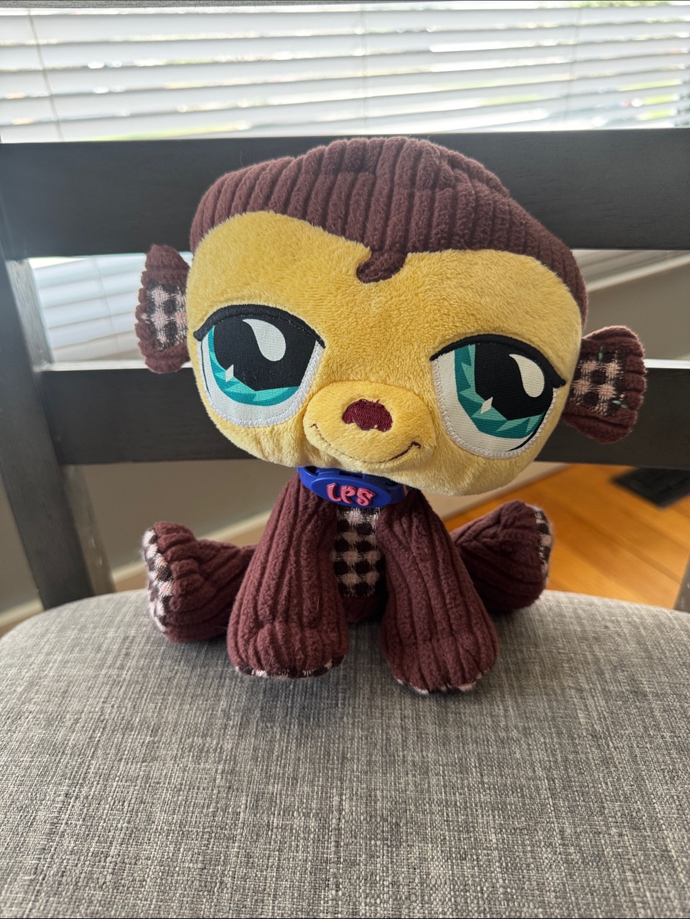 LPS Littlest Pet Shop Brown Monkey plush